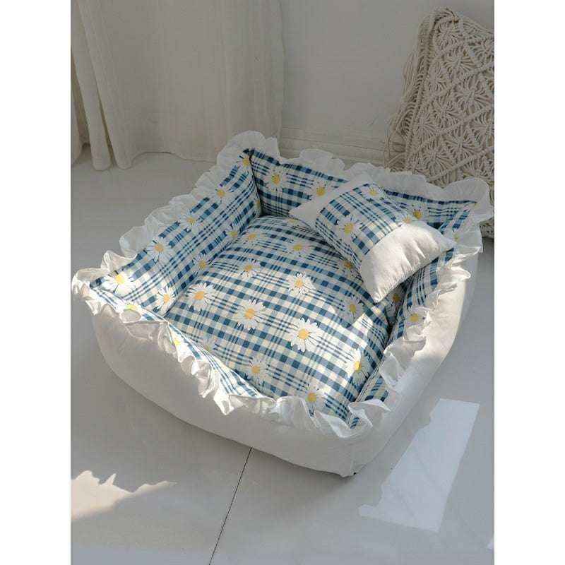 Cuccia Quadrata per Cani Stile Culla β Lavabile e Super Morbida