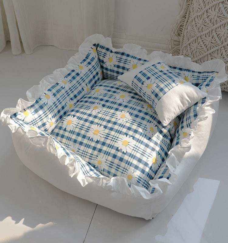 Cuccia Quadrata per Cani Stile Culla β Lavabile e Super Morbida