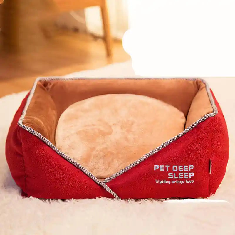 Cuccia Deep Sleep con Cuscino Removibile per Cani e Gatti by Dog Moda