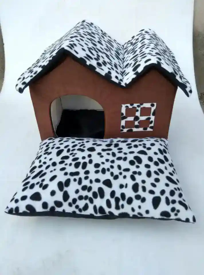 Cuccia Cani Gatti Casetta Calda - Cuscino Removibile by Dog Moda
