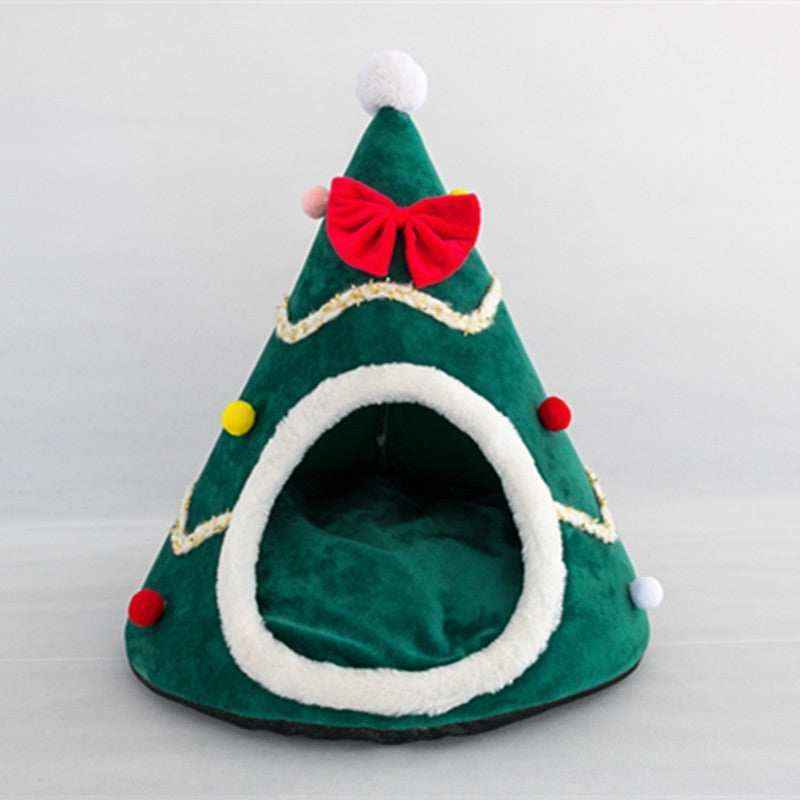 Cuccia per cani di piccola taglia e gatti a forma di albero di Natale by Dog Moda