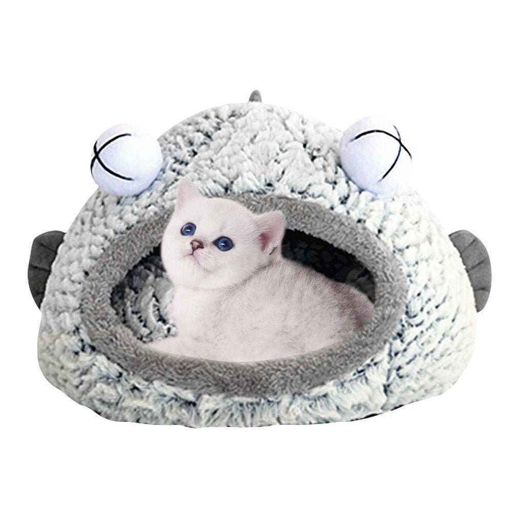 Cuccia per Gatti a Grotta a Forma di Pesce "Flipper" - Nido Morbido 3D by Dog Moda