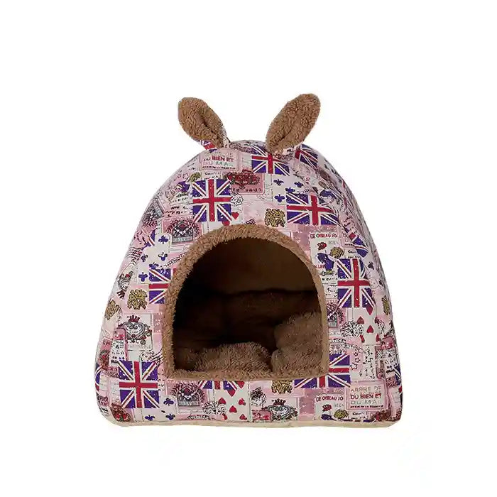 Cuccia Casetta Orecchie Coniglio - Calda e Chiusa by Dog Moda
