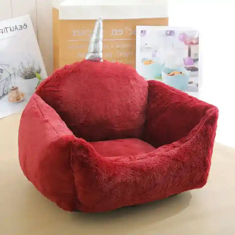 Cuccia Unicorno per Cani e Gatti - Morbido Pile Imbottito by Dog Moda
