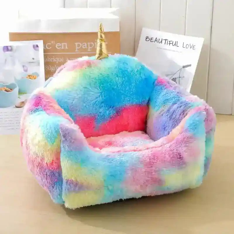 Cuccia Unicorno per Cani e Gatti - Morbido Pile Imbottito by Dog Moda