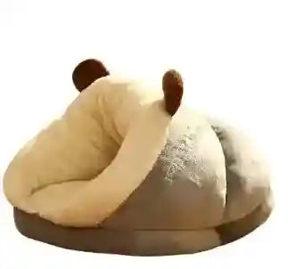 Cuccia Imbottita per Cani e Gatti "Elk" con Design Cornetti di Renna by Dog Moda
