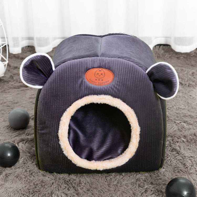 Casetta per Cuccioli "Happy Puppies" – Con Orecchie e Ingresso Tondo by Dog Moda