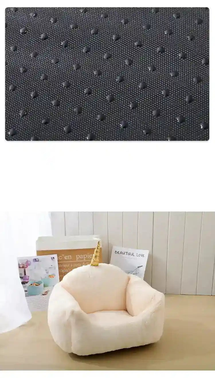 Cuccia Unicorno per Cani e Gatti - Morbido Pile Imbottito by Dog Moda