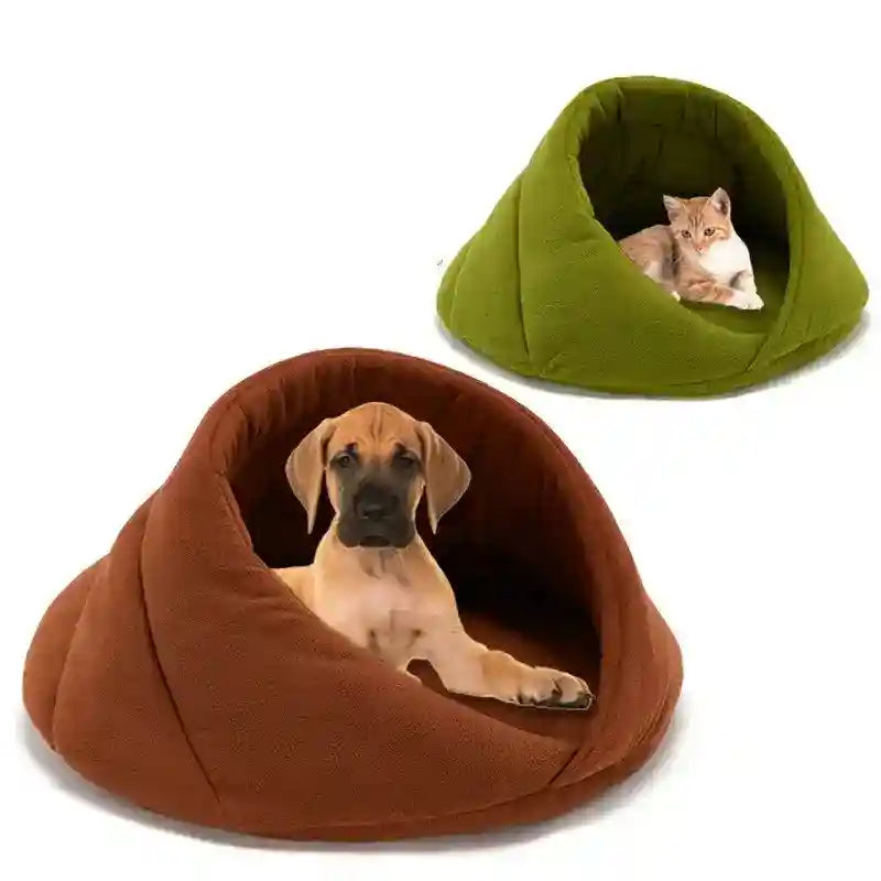 Cuccia Circolare per Cani e Gatti "Abbraccio" in Pile Caldo by Dog Moda