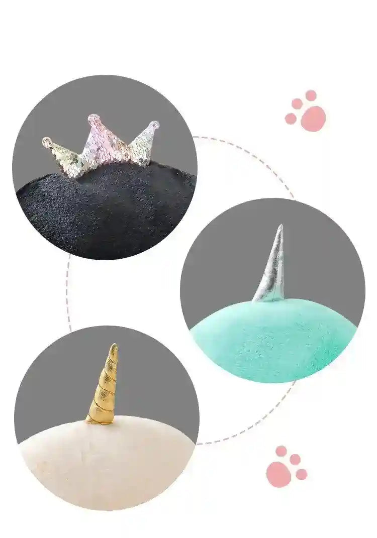 Cuccia Unicorno per Cani e Gatti - Morbido Pile Imbottito by Dog Moda