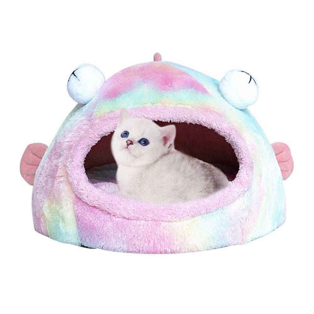 Cuccia per Gatti a Grotta a Forma di Pesce "Flipper" - Nido Morbido 3D by Dog Moda