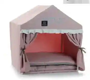 Cuccia Casetta per Cani e Gatti con Tenda Removibile by Dog Moda