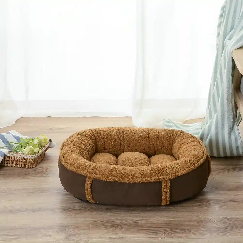 Cuccia Ovale in Pile Pelo d'Agnello per Cani e Gatti by Dog Moda