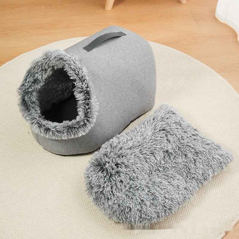 Cuccia Portatile per Gatti con Maniglia - Pile Caldo by Dog Moda