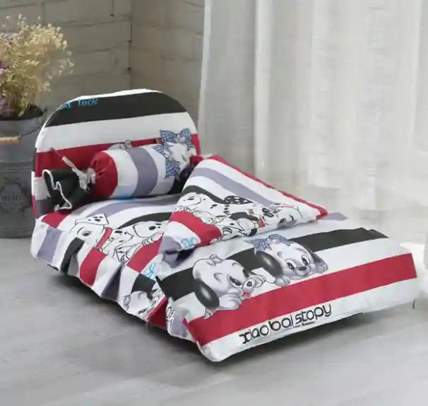 Lettino Cani Gatti con Schienale Colorato - Comfort by Dog Moda