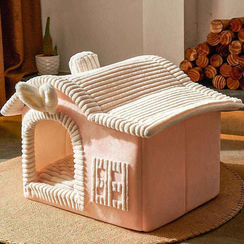 Casetta per Cani e Gatti in Velluto "Buckingham Palace" - Eleganza e Comfort per il Tuo Amico a Quattro Zampe by Dog Moda