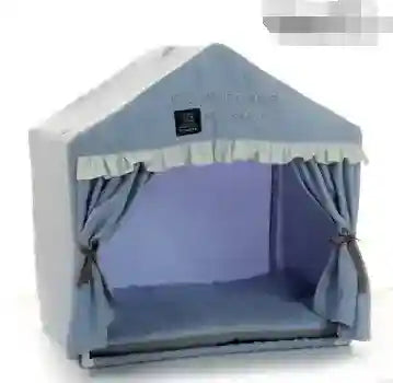 Cuccia Casetta per Cani e Gatti con Tenda Removibile by Dog Moda