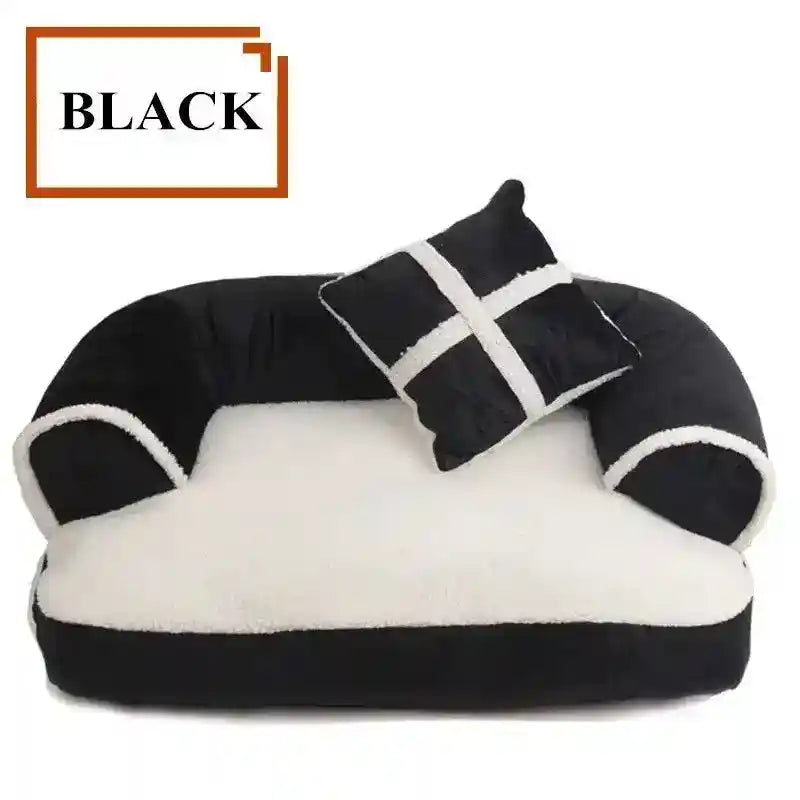 Cuccia Cane Gatto con Schienale Sfoderabile - 3 Colori by Dog Moda