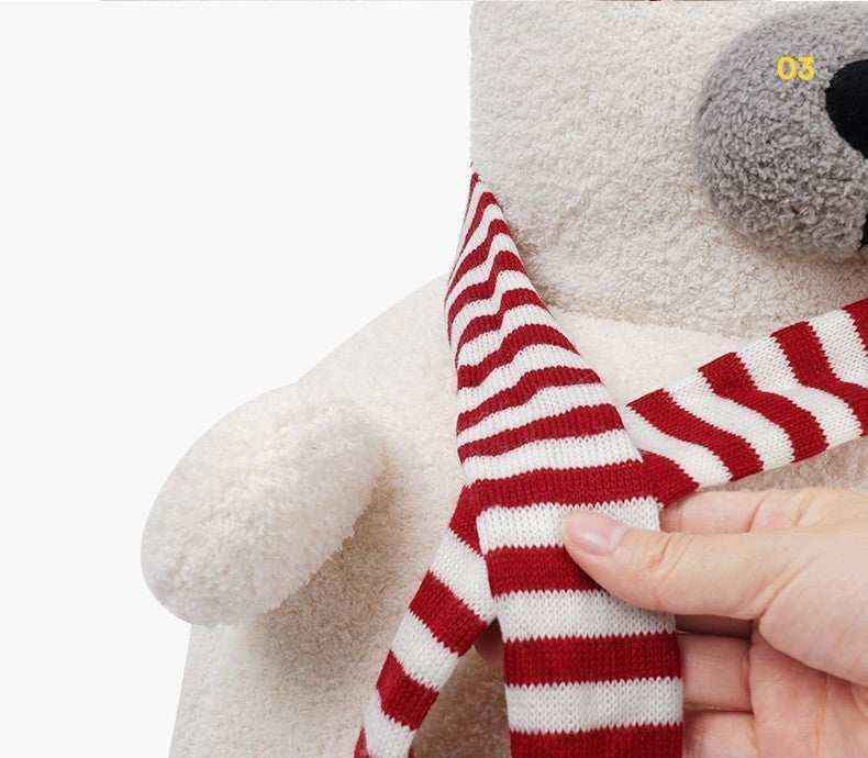 Cuccia per Gatti a Forma di Orsetto Bianco con Sciarpa e Cappello by Dog Moda