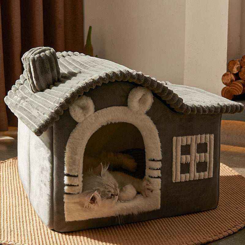 Casetta per Cani e Gatti in Velluto "Buckingham Palace" - Eleganza e Comfort per il Tuo Amico a Quattro Zampe by Dog Moda