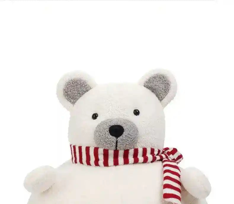 Cuccia per Gatti a Forma di Orsetto Bianco con Sciarpa e Cappello by Dog Moda