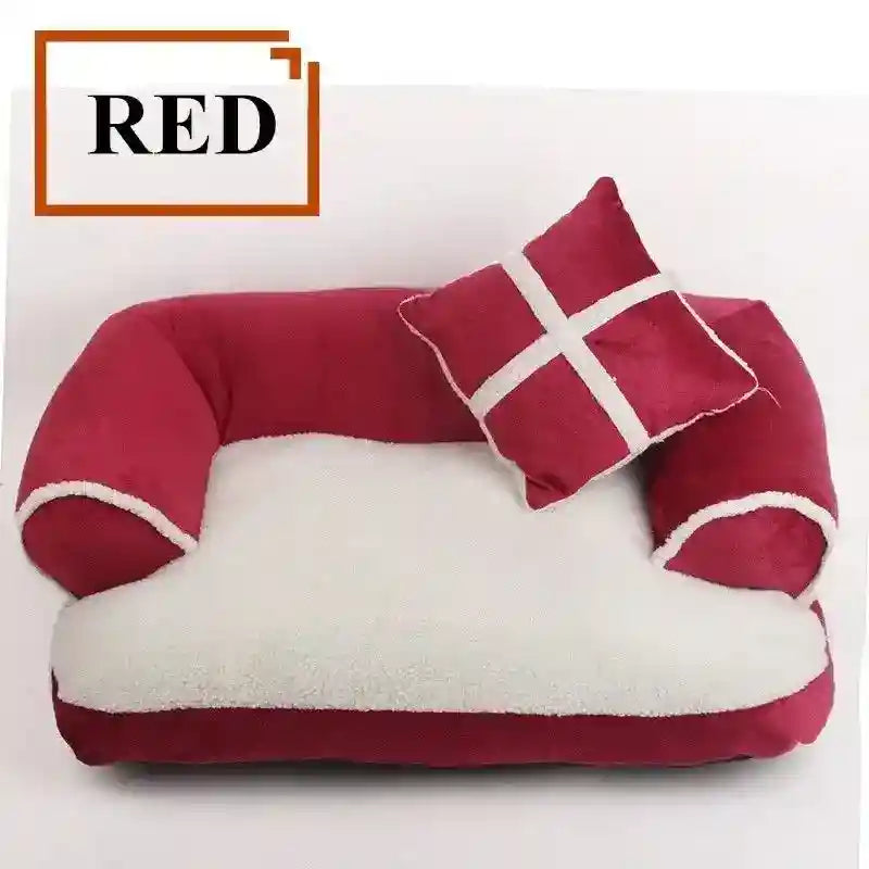 Cuccia Cane Gatto con Schienale Sfoderabile - 3 Colori by Dog Moda